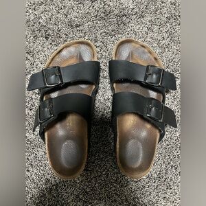 black birkenstocks women 38